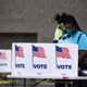 Voters cast fill out their ballot during Tuesdays Kentucky primary on June 23, 2020 in Louisville, Kentucky.
